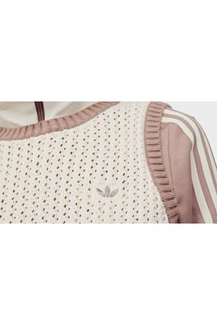 adidas Originals Cream Knitted Vest - Image 1 of 1