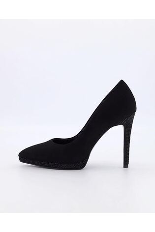 Dune London Black Appleton Hotfix Platform Courts - Image 2 of 6