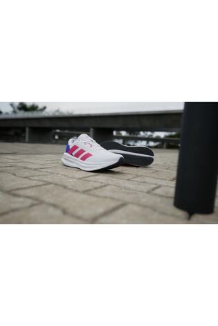 adidas White Galaxy 7 Running Trainers - Image 2 of 17