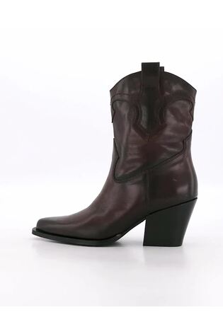 Dune London Brown Ponty True Western Boots - Image 2 of 7