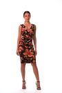 Roman Metallic Glitter Spot Print Hanky Hem Stretch Top - Image 2 of 6