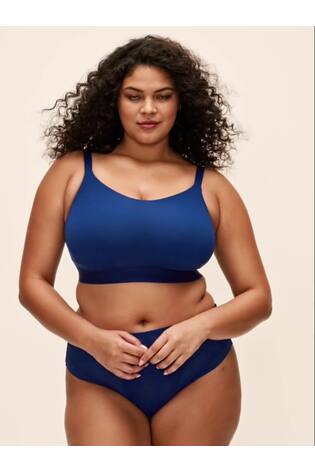 Elomi Blue Downtime Non Wired Bralette - Image 2 of 7