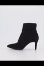 Dune London Black Obsessive 2 Mid Heel Ankle Boots - Image 2 of 6