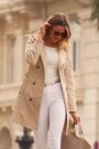 Sosandar Neutral Trench Coat - Image 2 of 6
