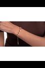 Ted Baker Pink Gold Tone Juliet: Jewel Chain Crystal Drawstring Bracelet - Image 2 of 7