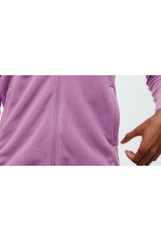 adidas Purple Terrex Multi Essentials Full Zip Fleece Jacket - Image 2 of 6