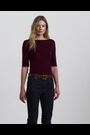 Lauren Ralph Lauren Judy Stretch Cotton Boatneck Top - Image 2 of 9