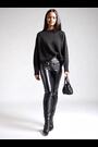 Religion Black Ida Faux Leather Leggings - Image 2 of 7
