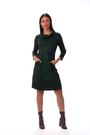 Roman Abstract Print Cowl Neck Tab Detail Dress - صورة 2 من 6