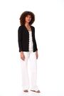 Roman Navy Lace Trim Knit Cardigan - Image 2 of 7