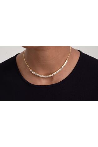 Ted Baker Gold Tone Melrose: Icon Crystal Adjustable Necklace - Image 2 of 6