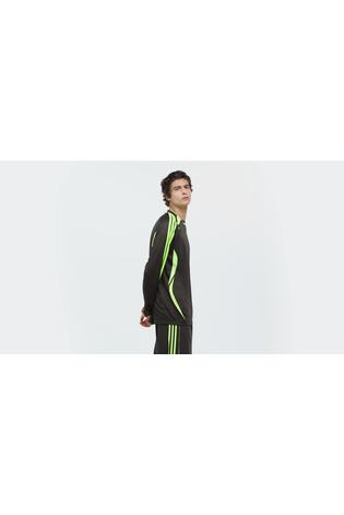 adidas Originals Black Teamgeist Adicolor Long Sleeve T-Shirt - Image 2 of 6