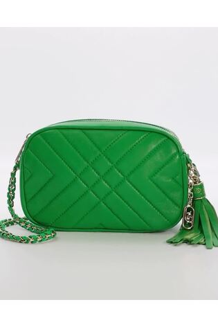 Dune London Green Chancery Small Leather Cross-Body Bag - Image 2 of 9