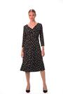 Roman Blue Geo Print Stretch Midi Dress - Image 2 of 6
