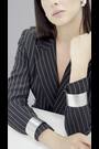 Aela Silver Tone Beaten Cuffs 2 Pack - Image 2 of 4