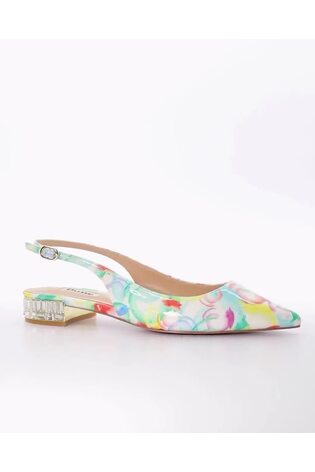 Dune London Multi Printed Hillie Slingbacks - Image 2 of 6