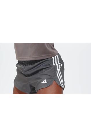 adidas LIght Grey Pacer Woven Shorts - Image 2 of 6