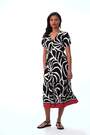 Roman Black Linear Border Shirt Dress - Image 2 of 5