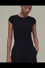 GapStudio Navy Blue Rib T-Shirt - Image 2 of 5