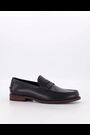 Dune London Black Chrome Samson Penny Loafers - Image 2 of 6