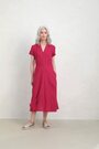 Seasalt Cornwall Pink Carved Wood Linen Dress - Image 2 of 8