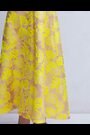 Boden Yellow Scoop Neck Jacquard Dress - Image 2 of 7