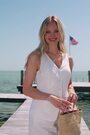 Sosandar White Linen Blend Longline Waistcoat - Image 2 of 6