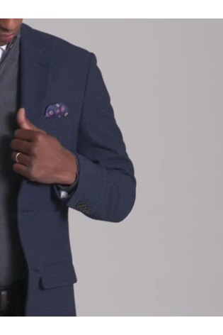 Azul - Skopes Beckwith Tailored Fit Jacket - Imagen 2 de 8