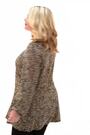 Túnica Roman Curve com Estampa Abstrata e V Neck - Imagem 2 de 6
