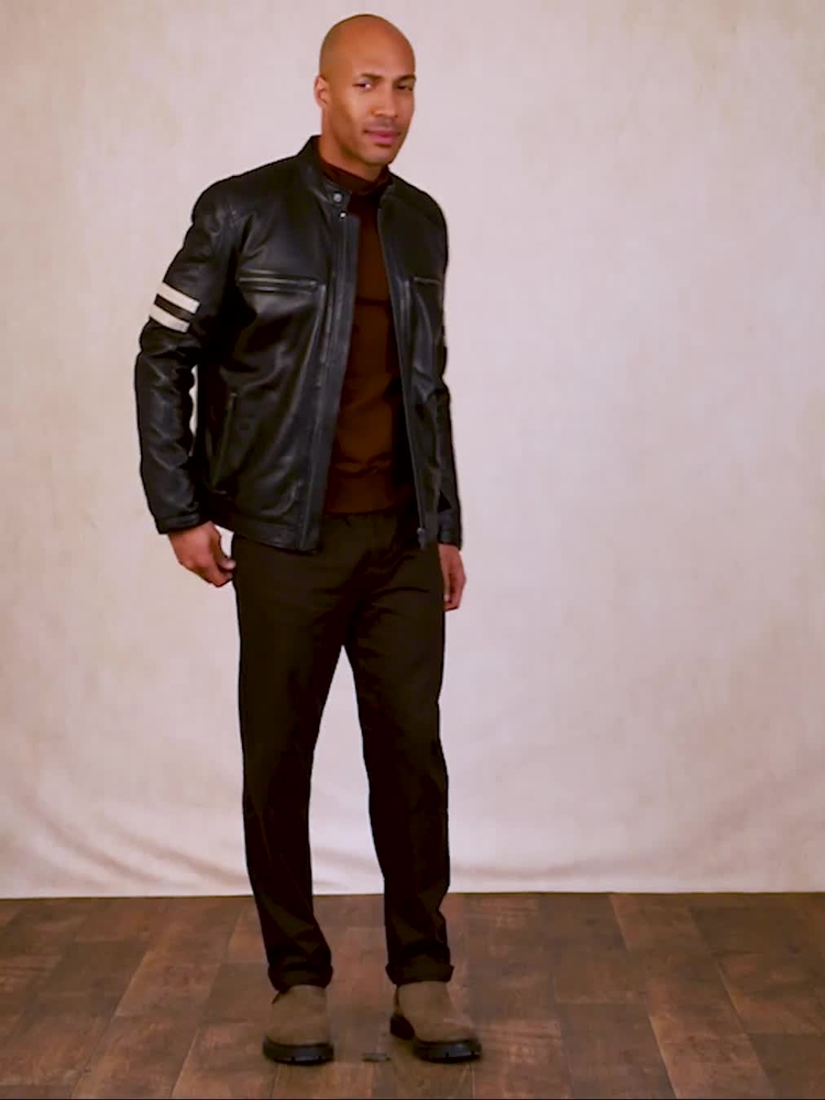 Buy Lakeland Leather Black Charlie II Racer Jacket from Next USA