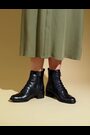 Jones Bootmaker Black Madie Heeled Leather Ankle Boots - Image 2 of 7