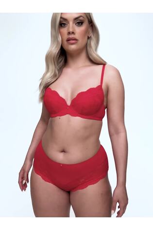 Ann Summers Red Sexy Lace Shorts - Image 2 of 6