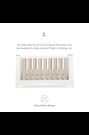 Cuddleco 3 Piece White and Ash Nursery Furniture Set - Image 2 of 8