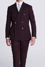 MOSS Port Red Tailored Fit Flannel Jacket - Image 2 of 5