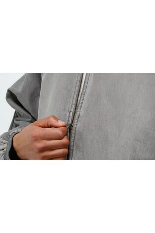 adidas Originals Grey Adicolor Loose SST Denim Black Wash Jacket - Image 2 of 7