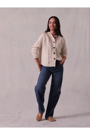 FatFace Filby Blue Denim Relaxed Straight Jeans - Image 2 of 8