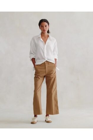 Polo Ralph Lauren Brown Cropped Chino Trousers - Image 2 of 5 Polo Ralph Lauren Brown Cropped Chino Trousers - Image 2 of 5
