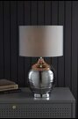 Smoke Grey Drizzle Table Large Lamp - Image 2 of 7