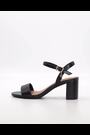 Dune London Black Regular Fit Jelly Two Part Block Heel Sandals - Image 2 of 6