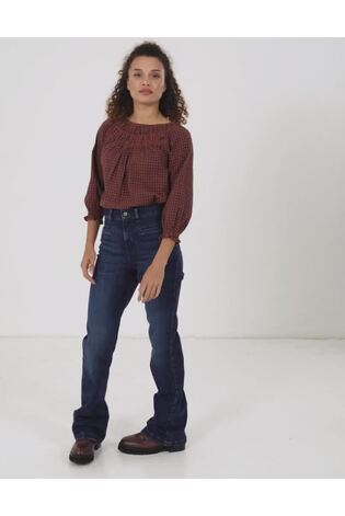 Blue Fly Flare Jeans - Image 2 of 6