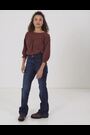 Blue Fly Flare Jeans - Image 2 of 6