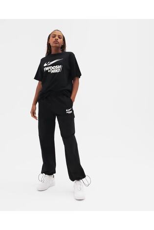 Buy Nike Black Swoosh Logo Cargo Joggers from Next Luxembourg