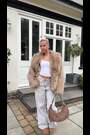 Neutral Faux Fur Jacket - Image 2 of 9