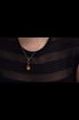 Ted Baker Gold Tearsa: Crystal Teardrop Pendant Necklace - Image 2 of 6