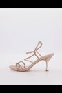 Dune London Gold Wide Fit Majesty's Strappy Sandals - Image 2 of 6