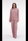 leem Pink Kangaroo Pockets Hoodie - Image 2 of 5