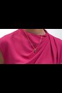 Ted Baker Gold Tone Monella Monogram Button Pendant Necklace - Image 2 of 6