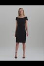 Lauren Ralph Lauren Crepe Off-The-Shoulder Cocktail 100% Cotton Dress - Image 2 of 9