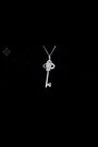 The Diamond Store 9K White Gold Allura Key 0.07ct Diamond Pendant Necklace - Image 2 of 6