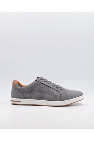 Gris oscuro - Corte estándar - Zapatillas de deporte Tezzy Perf de Dune London - Imagen 2 de 6